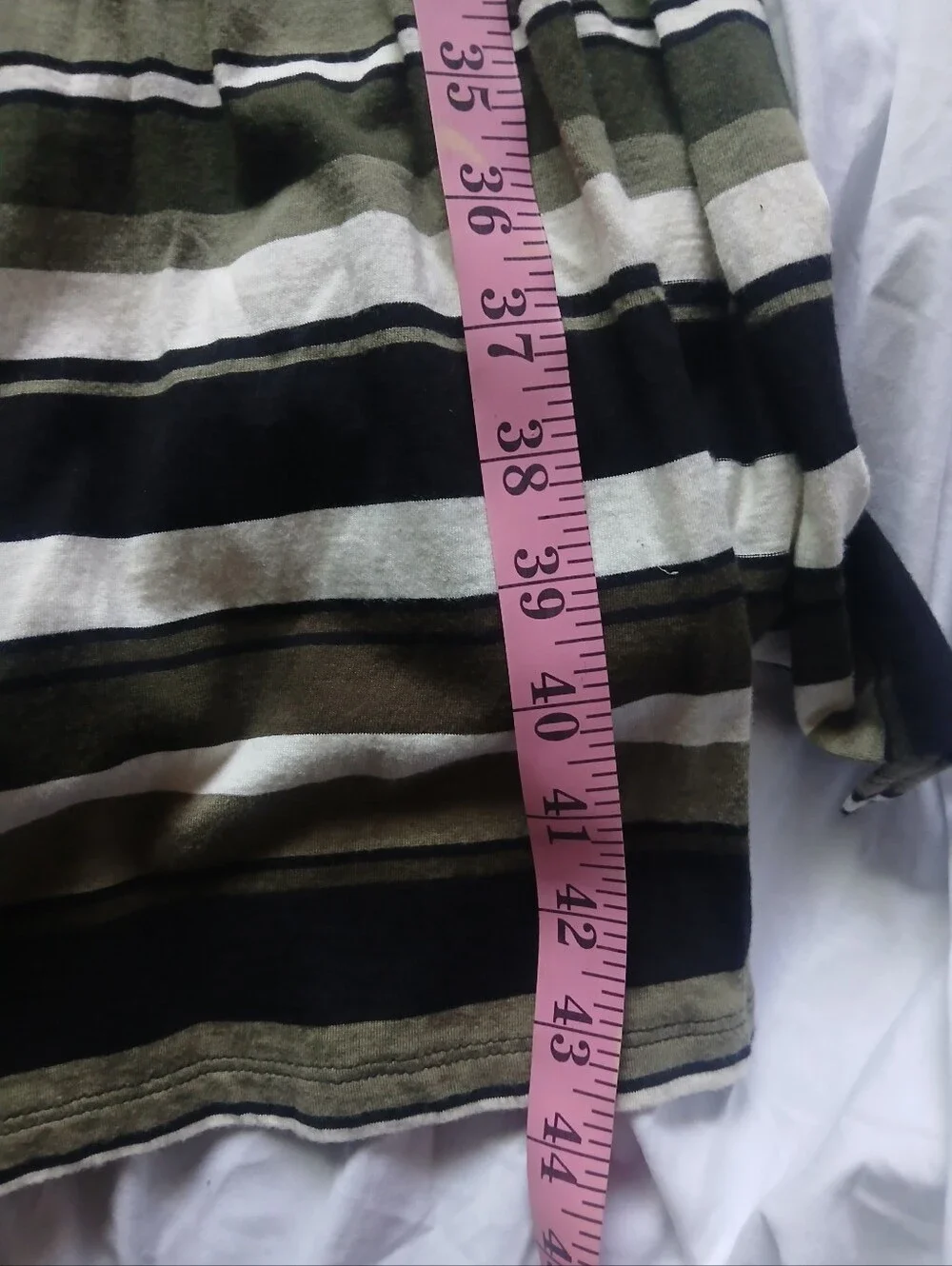 Michael Kors Striped Halter Midi Dress in Olive and Black